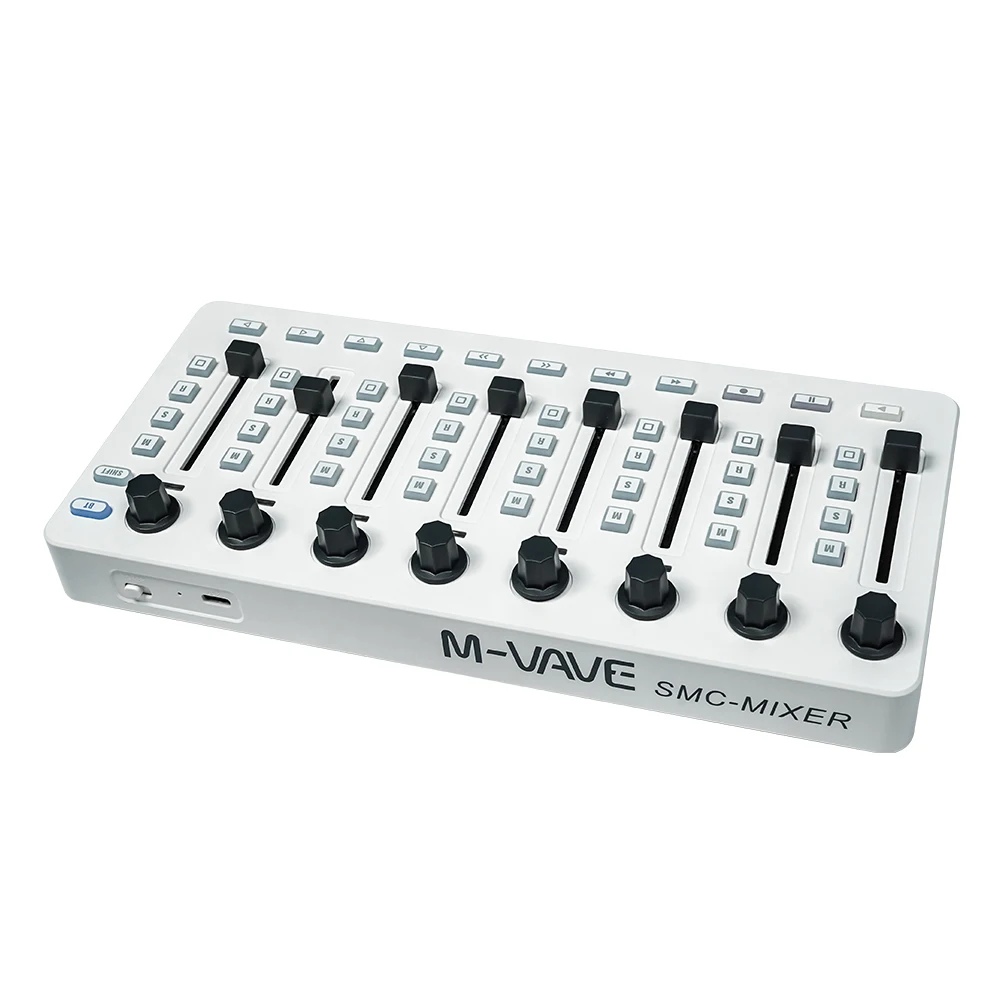 MIDI Mixer Maker 8 Assignable Fader Support Mac Computer Mobile Phone 8 Adjustable track volume MIDI Controller