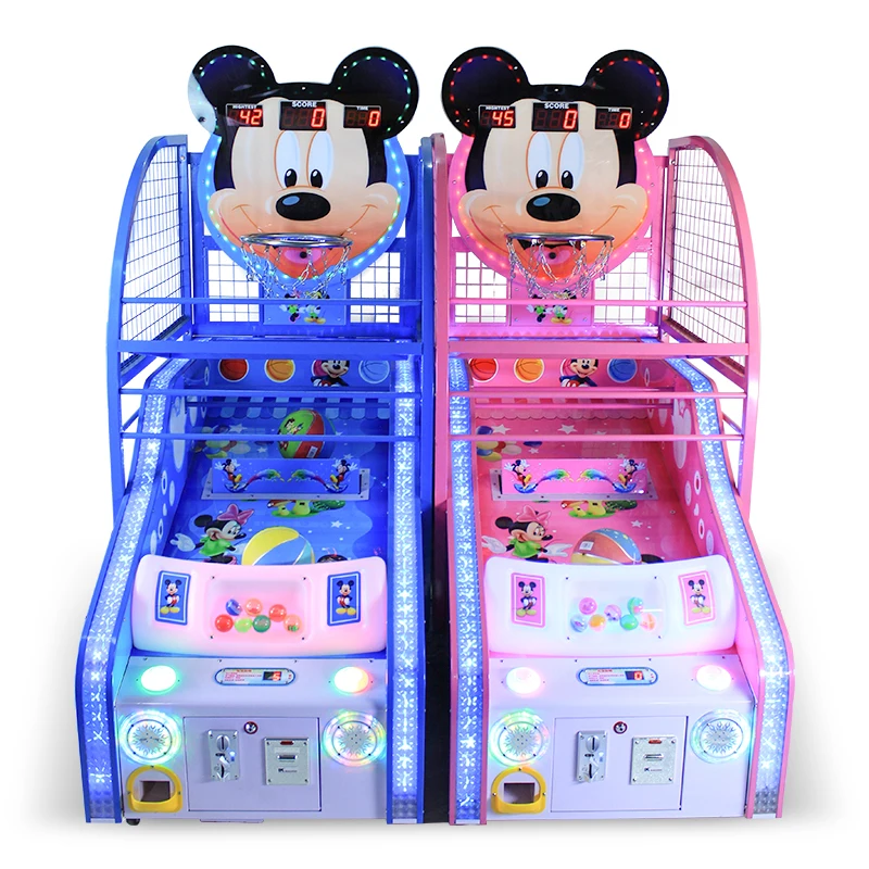 Adult Indoor Electronic Coin Operation Skills Shooting Crazy Hoop Street Basketball Kids