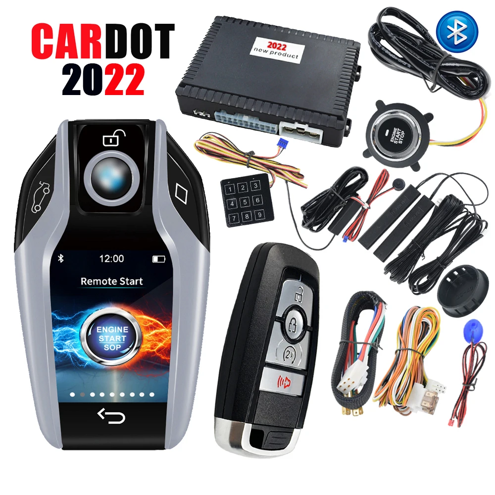 Drop Shipping KOL Remote Starter Keyless Go Remote Engine Start Stop Car Alarm System