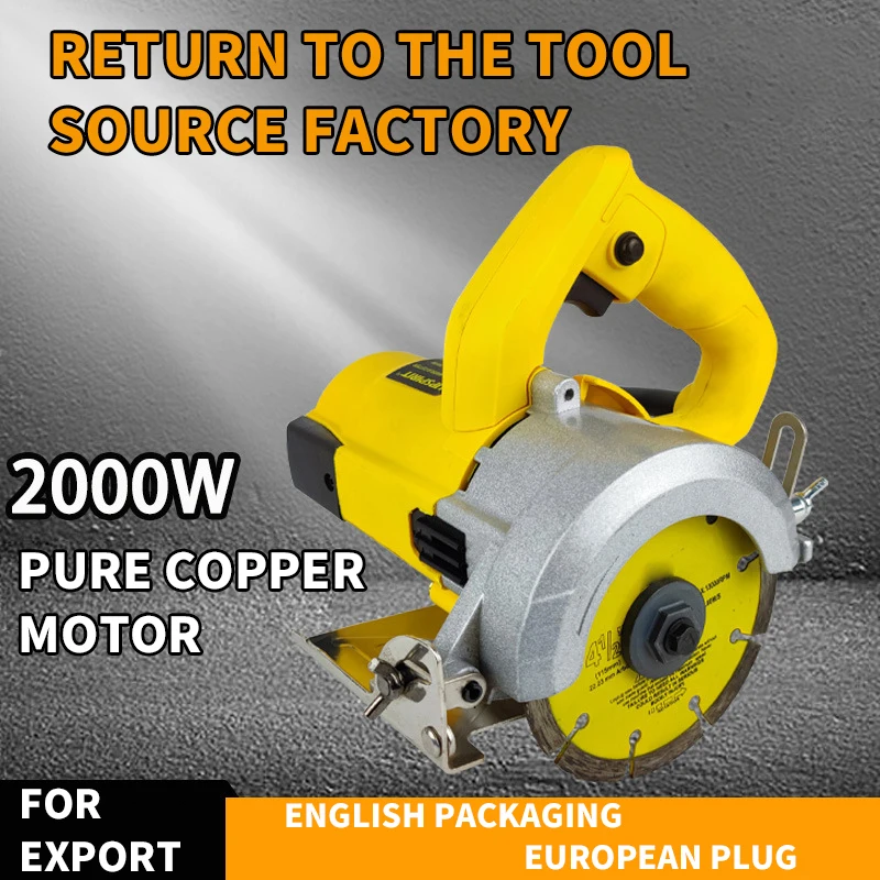 12000R/MIN 125MM Electric Marble Cutter Electric Tile Marble Cutter Saw Stone Cutting Machine