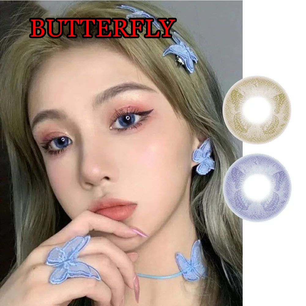 Cosmetic Color Contact Lenses Butterfly