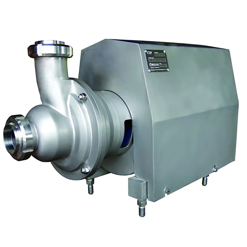 CIP-B25-5.5kw 7.5HP Food Grade AISI304 Industrial Transport Alkalis Self-Priming Pump with Double Meachanical Seal