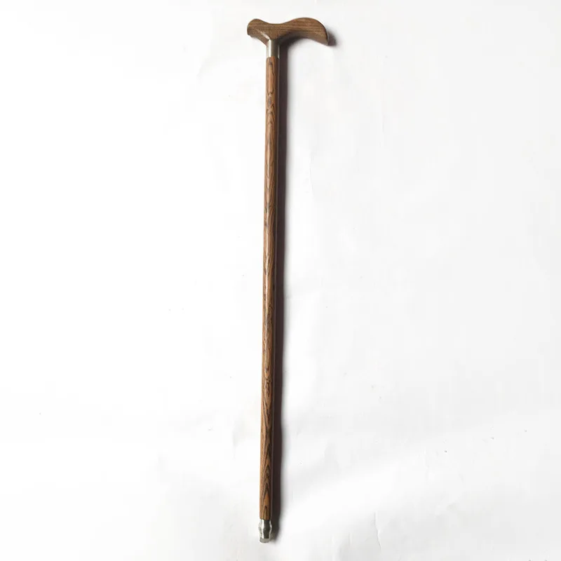 Wholesale wooden cane for old people popular handcrafted walking stick customized hardwood crutch
