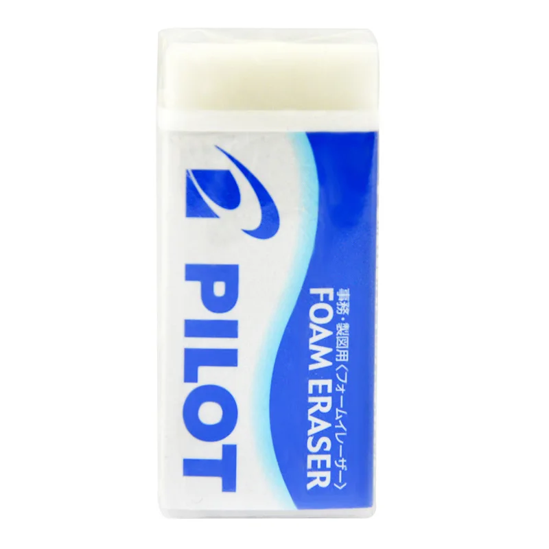 Art Supplies Dust Free Clean Soft White Plastic Customizable Eraser For Pencil