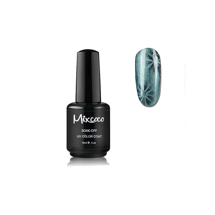 semipermanent complete unas hot products Mixcoco moonlight cat eye gel nail polish uv cat eye flash sparking gel salon supplies