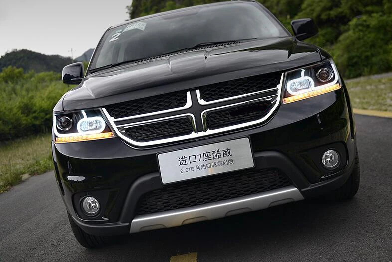 AKD Car Styling for Dodge JCUV Journey 2009-2017 LED Headlight Fiat Freemont LED DRL Hid Angel Eye Bi Xenon Beam Accessories