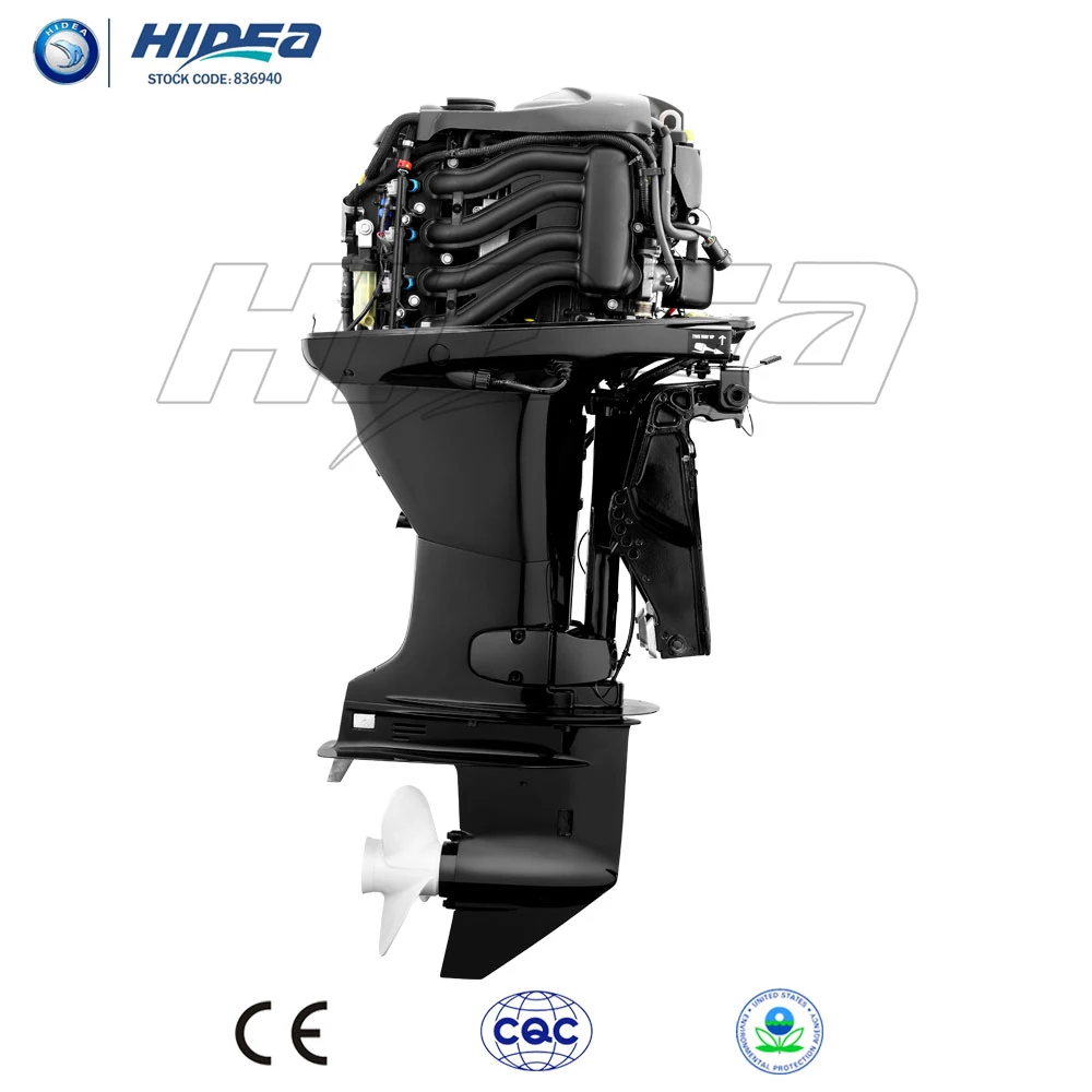 
Hidea CE Approved EFI 50hp Outboard Engine Electronic Fuel Injection for Sale F50 Black engine motor Mannul/Electric Motor 