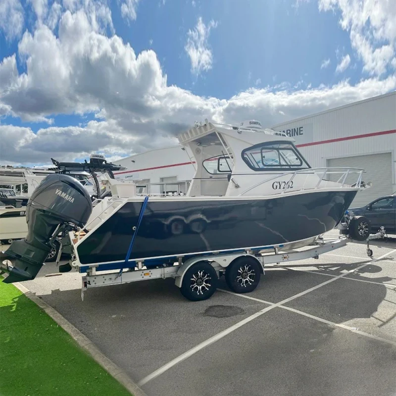 Aluminum Cuddy Cabin 7.5m Profisher boat Fishing Offshore fishing boat for sale