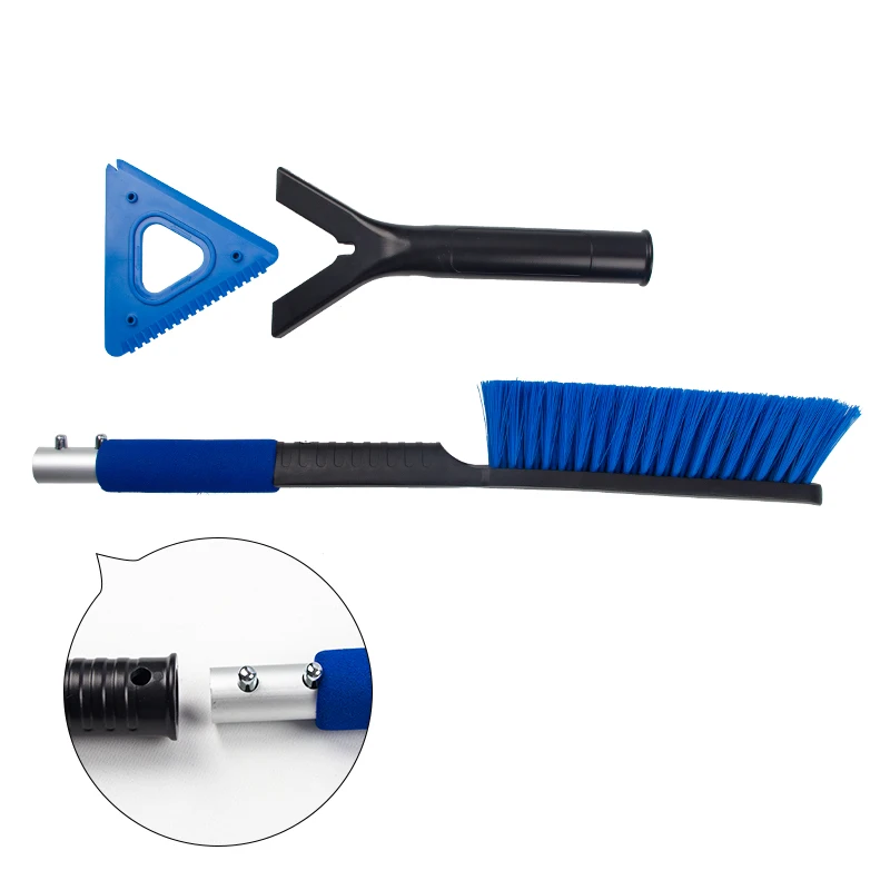 New arrival hot sell car cleaning ice scraper snow broom removal detachable snow brush for car