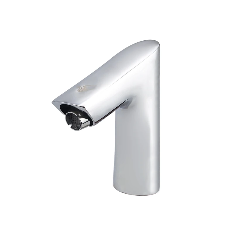 ING-9155 Water Saving Electronic Smart Touch Free Infared Touchless Automatic Silver Basin Faucet Tap For Bathroom Hotel