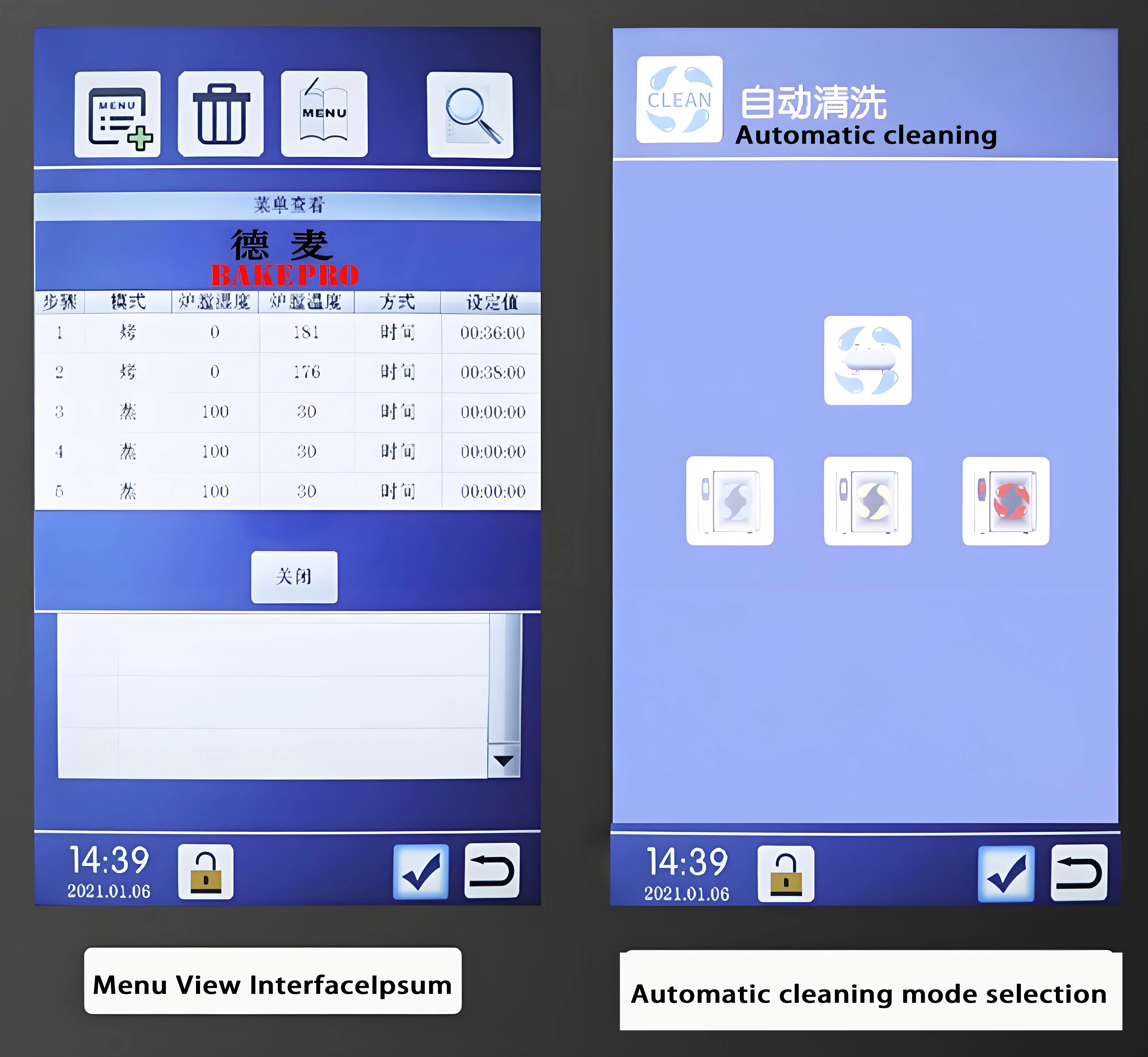 BAKEPRO EOA-10-AC commercial french bread making steam combi oven gas small with warranty.