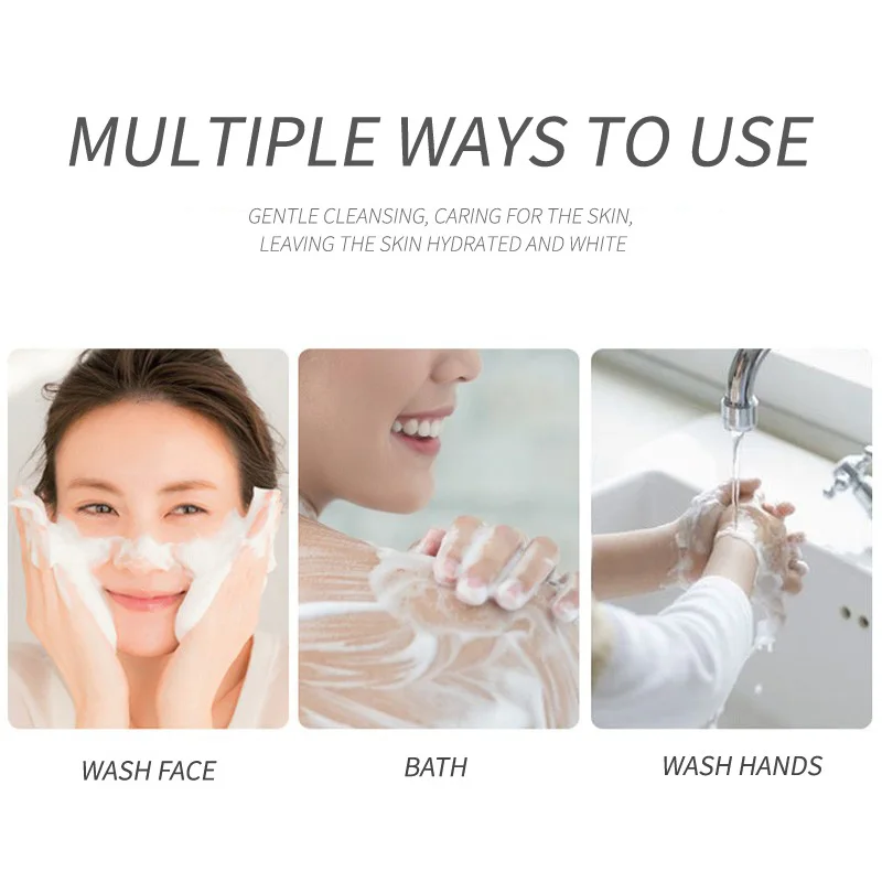 OEM glycerin noodles long pipe silicone transparent tube bar natural soaps bath handmade