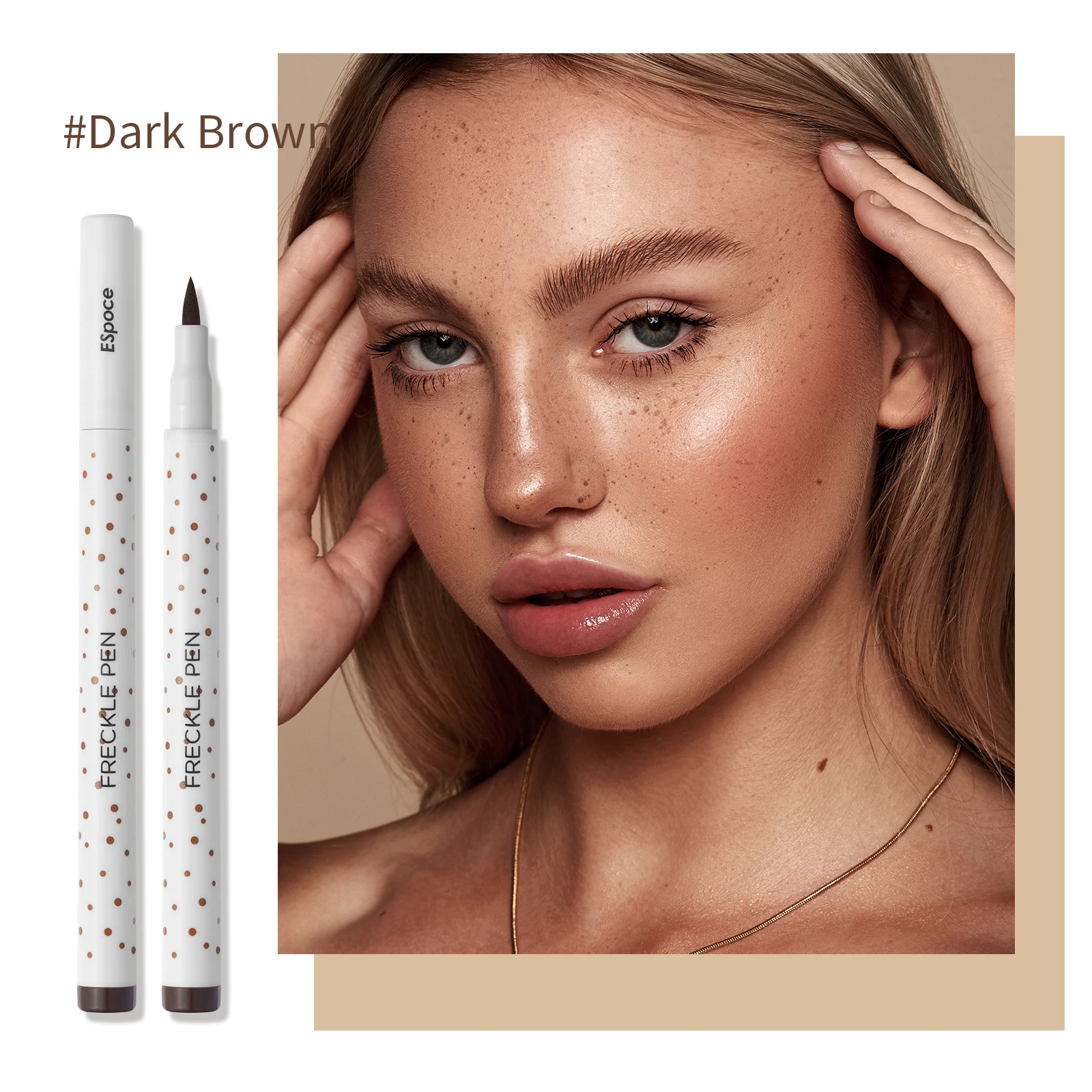 Private Label Waterproof Long-lasting Freckle Pen Wholesale Quick-dry Smudge-proof  Vegan Freckle Pen