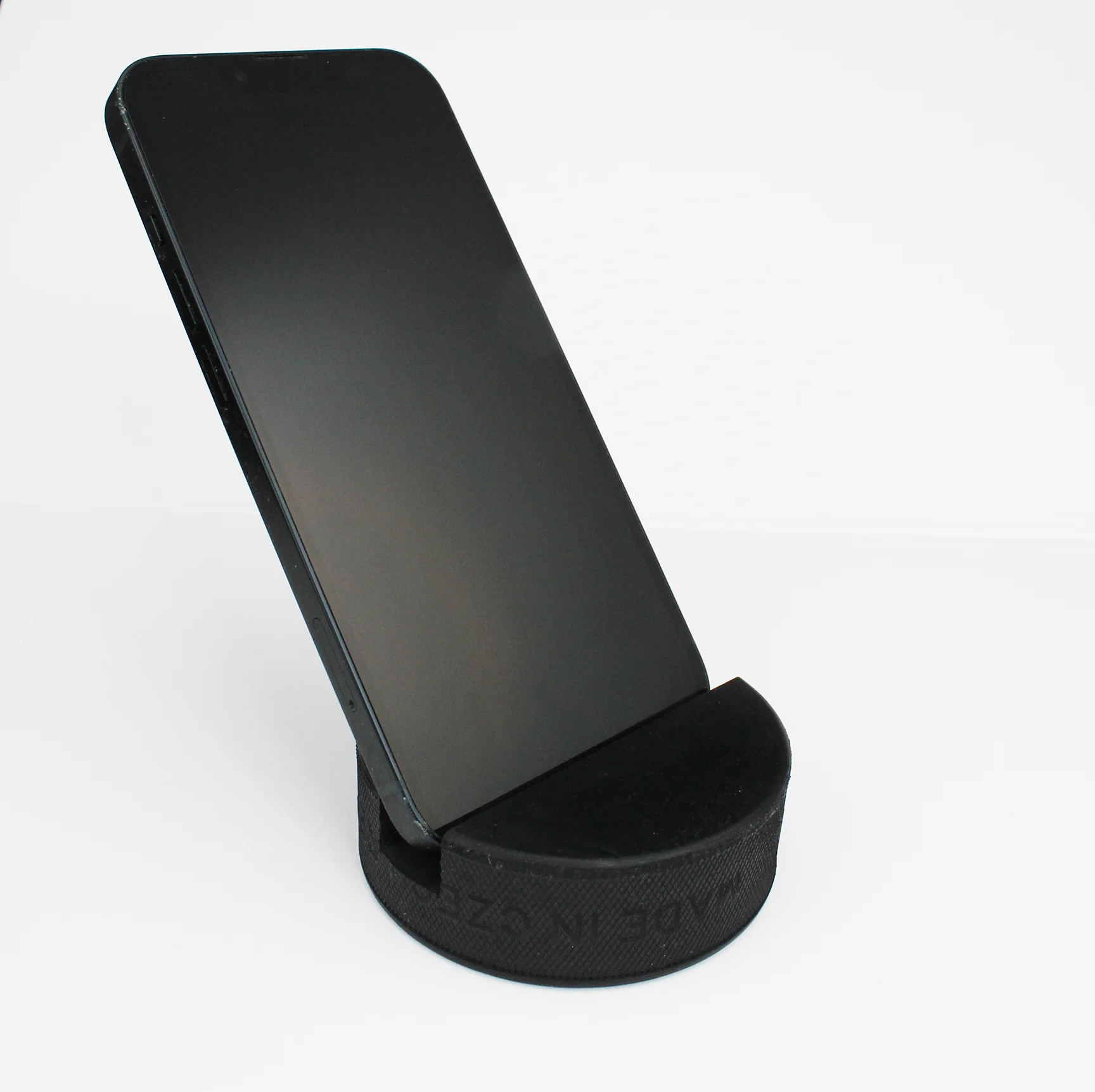 High Quality Ice Hockey Peripheral Indestructible Ice Hockey Puck Cell Phone Stand Mobile Phone Holder