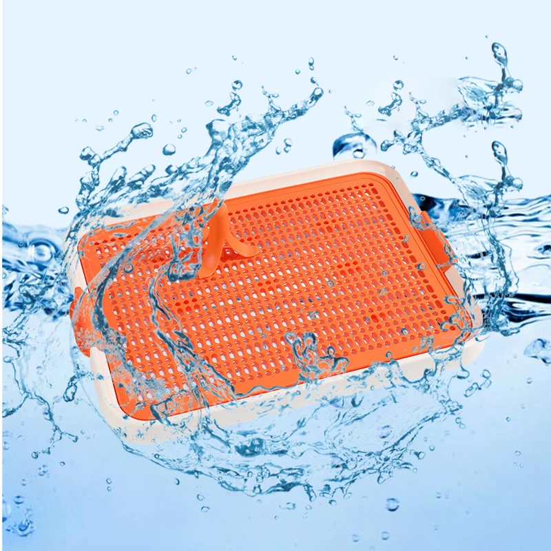 Dog Toilet Banana Stand Puppy Training Indoor Portable Fence Easy to Clean Pet Dog Pee Pads Tray Toilet