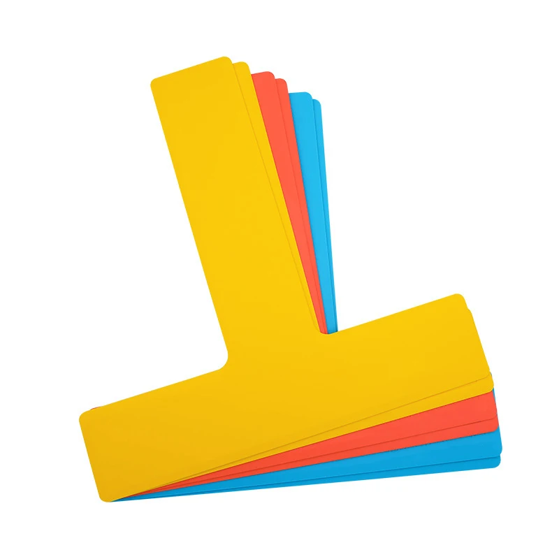 Factory Supply Multicolor Corner Spot Marker Agility Drills Training Flat Carpet Poly Spot Marker Soccer Speed Training