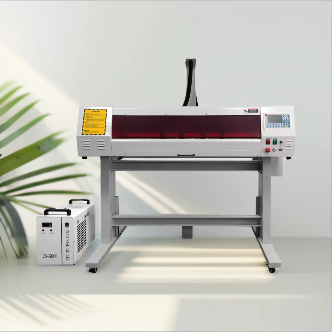 High Precision Super Label Cutting Machine RF Laser Cut Sticker Machine Efficient for Wood and Leather Materials