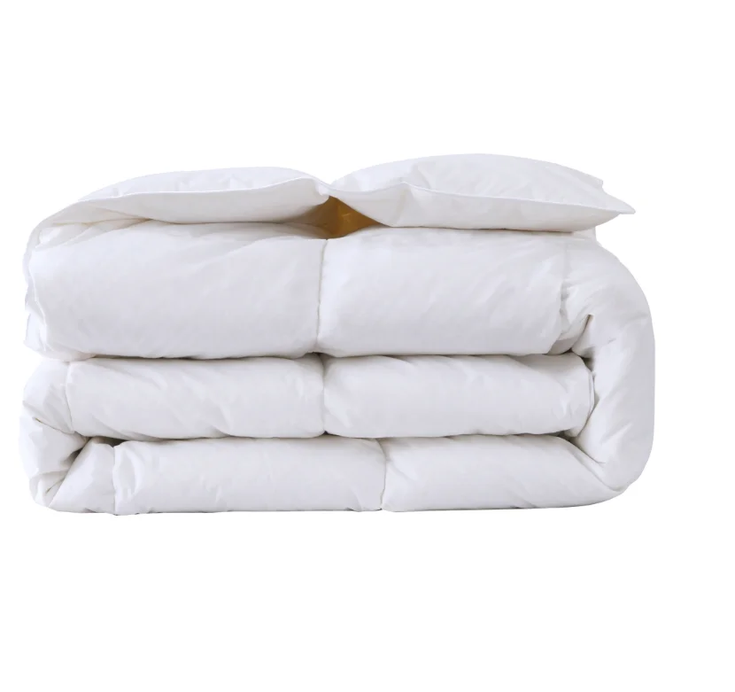 Duvet Insert Queen Size 100% Cotton Quilt Cover Lightweight Super Loft Duck down Summer Quilt,Thin Soft Breathable Quilt