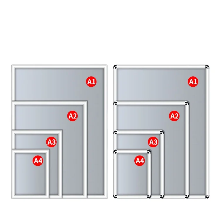 Factory Direct manufacturer  poster  frame for advertising aluminum snap frame