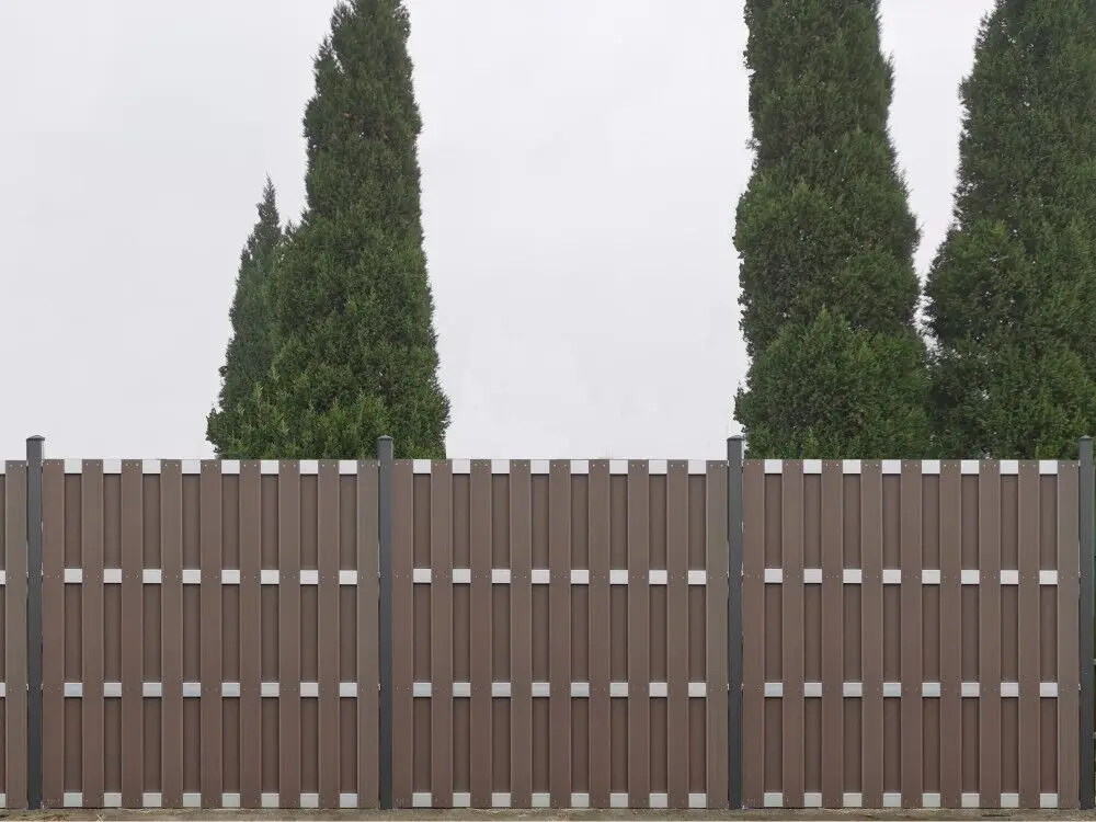 WPC engineered composite fencing popular and cheap plastic timber composite wpc fence