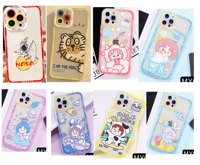 cheap custom design cute cloudy Soft TPU Girls Women phone case bag for iPhone 13  iphone x 11 12 14 Case