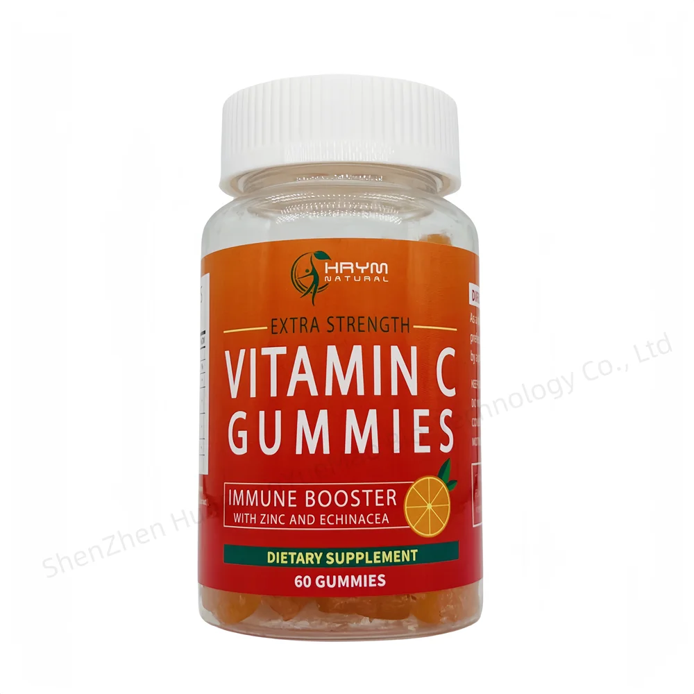 High-Quality Top-Selling OEM Re - Branded Custom Labels For Vitamin C Gummies Supplement Skin Care And Bleaching
