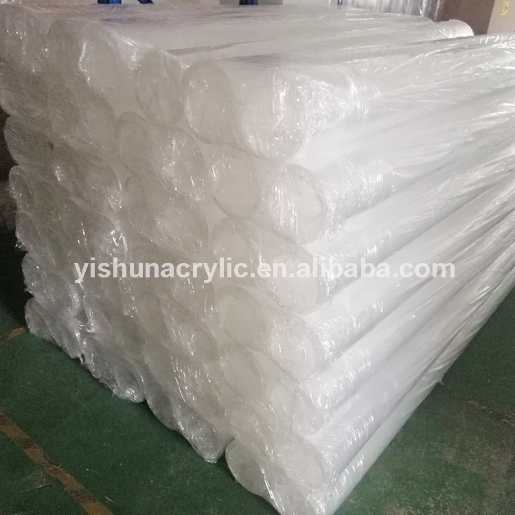 Guangzhou Factory Wholesale Led Lighting PMMA Light Diffusion Pipe Plastic Diffused Acrylic Round Tube