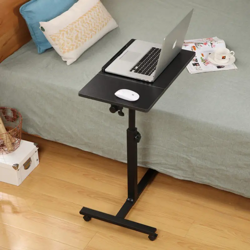 New Product Portable Special Automatic Manual Wooden Desktop Side Table Laptop Gas Lifting Adjustable Desk