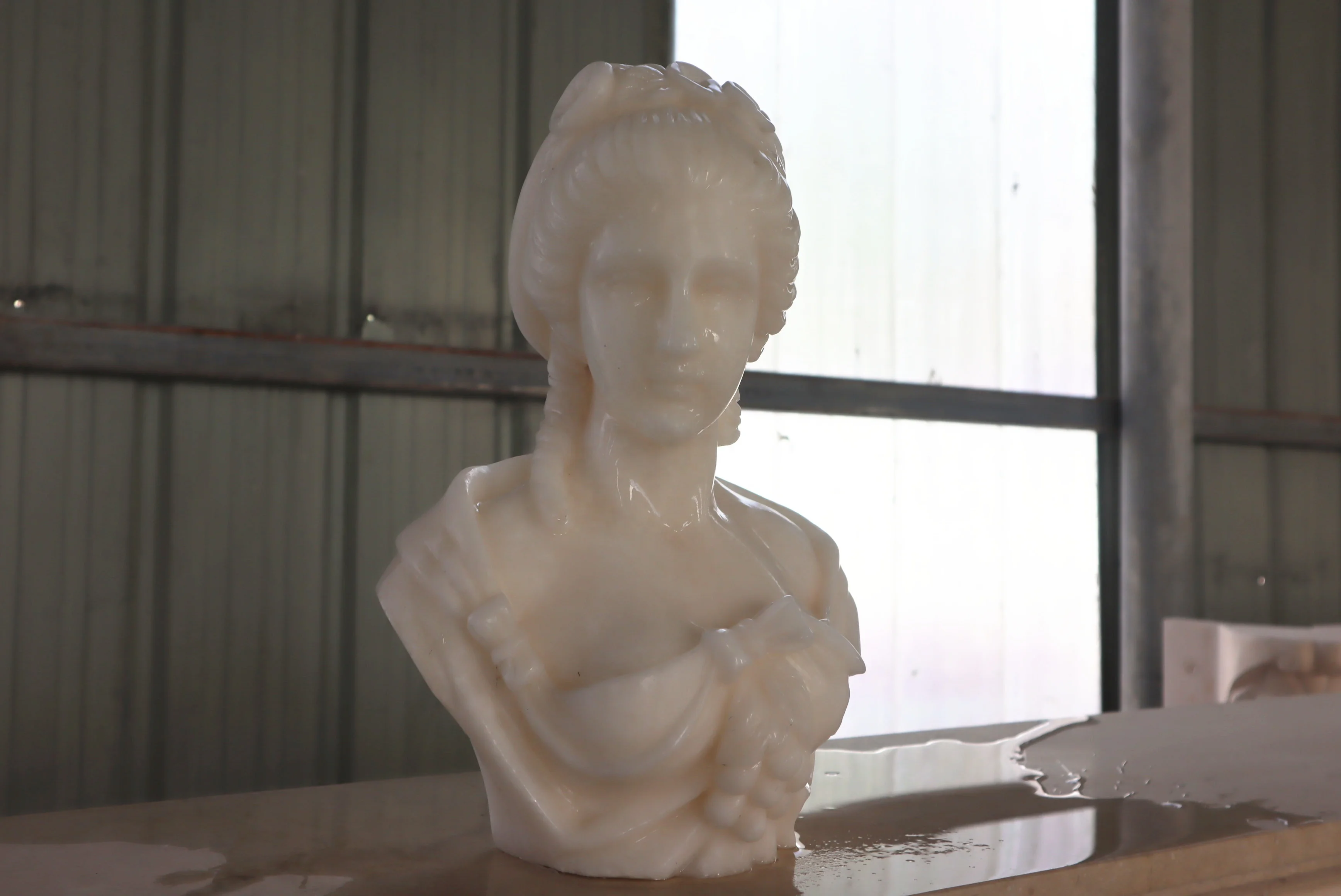 Antique Woman Marble Bust Sculpture Statue for Home Decoration