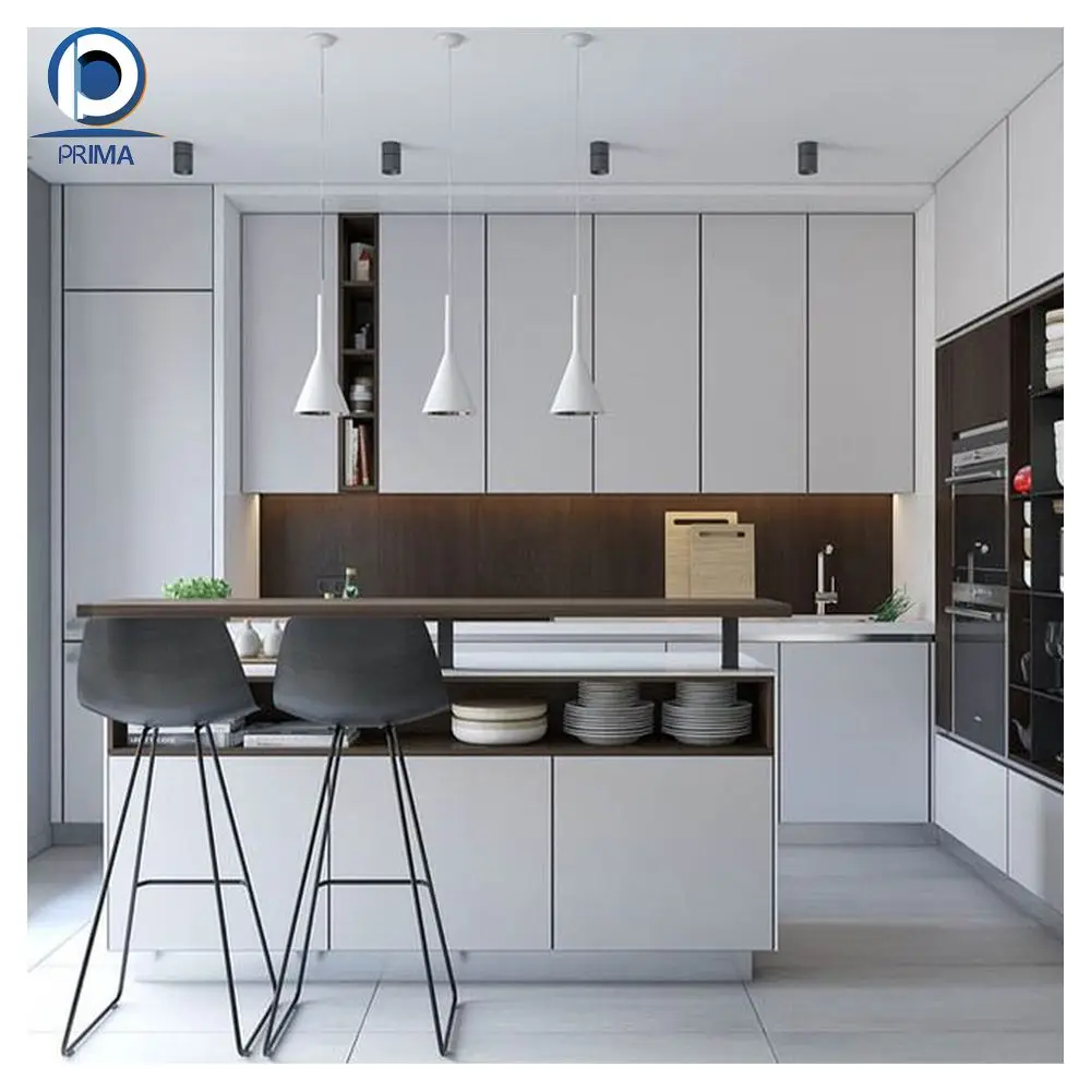 Canada Popular North America Solid Wood Antique Luxury Kitchen Cabinets with Vivid 3D Renderings Kitchen Cabinets