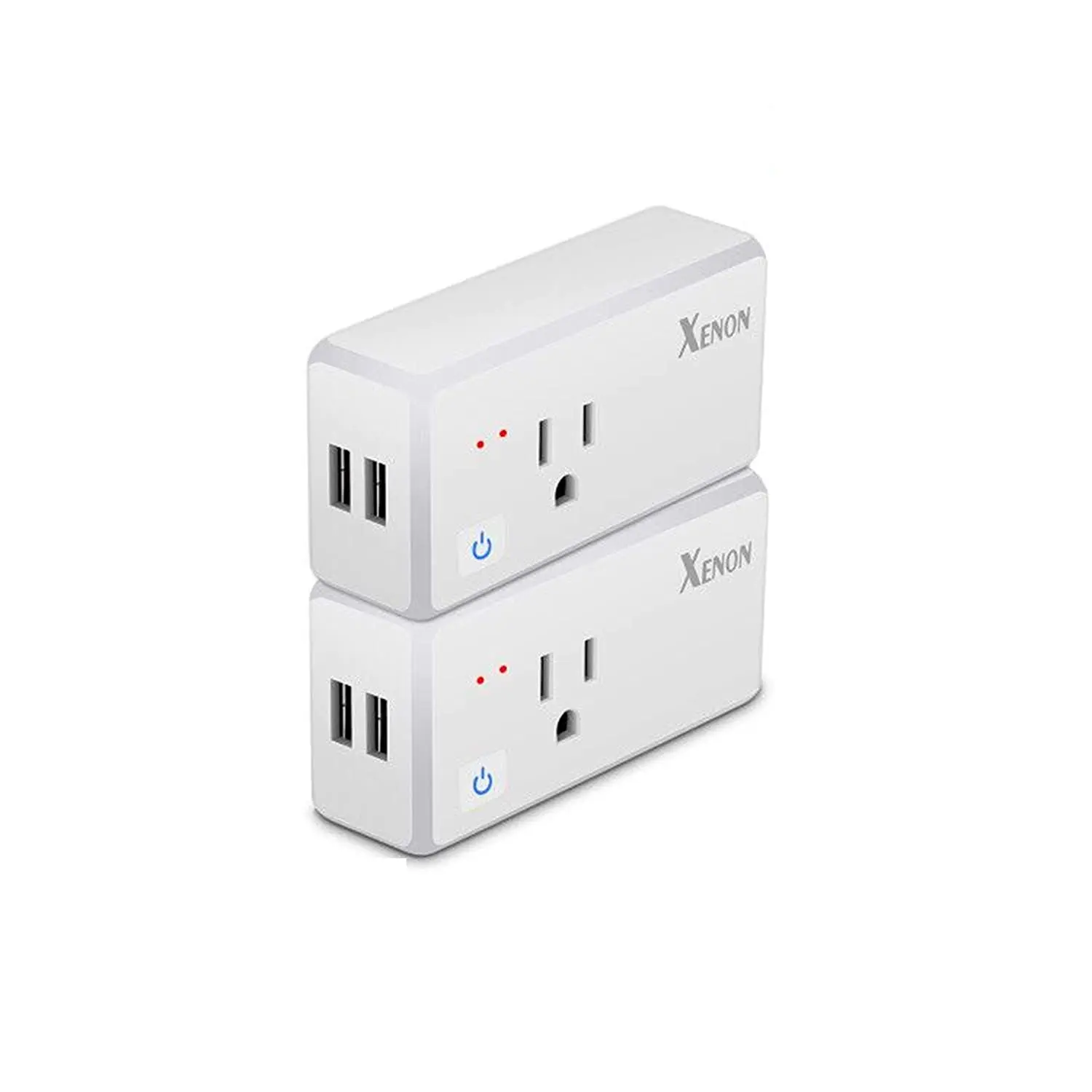 2 USB ports Tuya remote control device timer switch programming timer compatible with Alexa Google 15A ZigBee smart plug socket