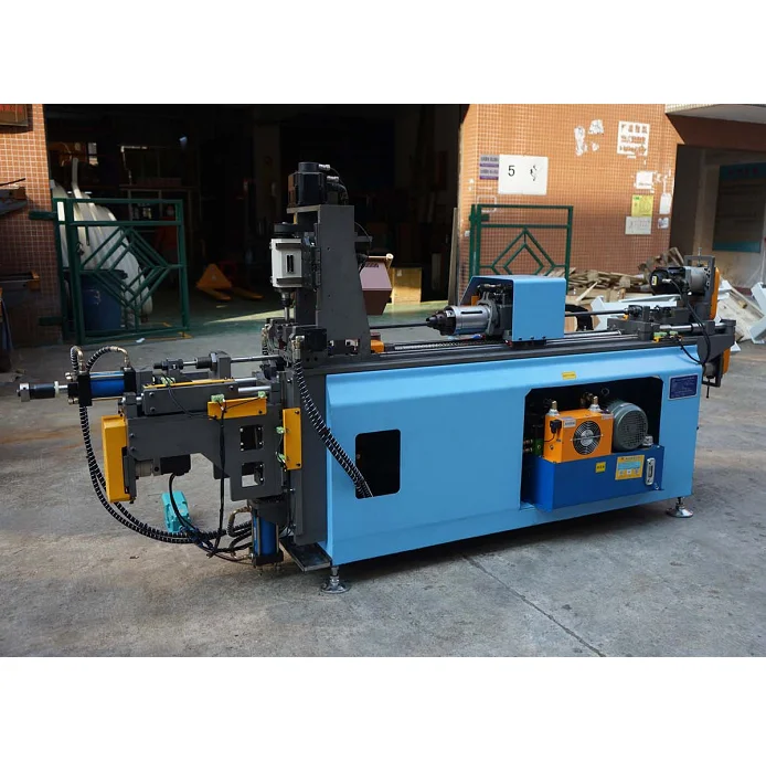 Cnc Automatic Round Hole Punching Machine Drilling Tube Punching And Flanging Machine