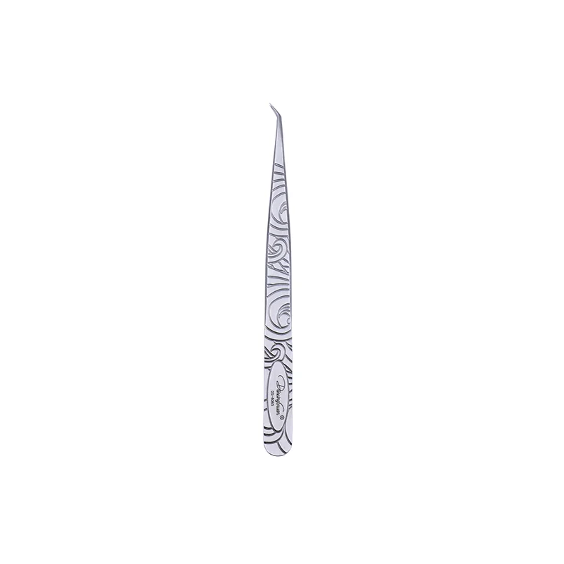 DancingSwan Stainless Steel Volume Individual Lash Tweezers Diamond Grip Eyelash Extension Tweezers Tools