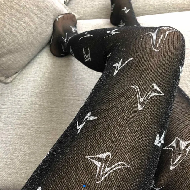 2021 High Quality Elasticity Mature Women Sexy High Heels Stockings Luxury Designer GG Brands Stockings Pantyhose /Tights Pants_10