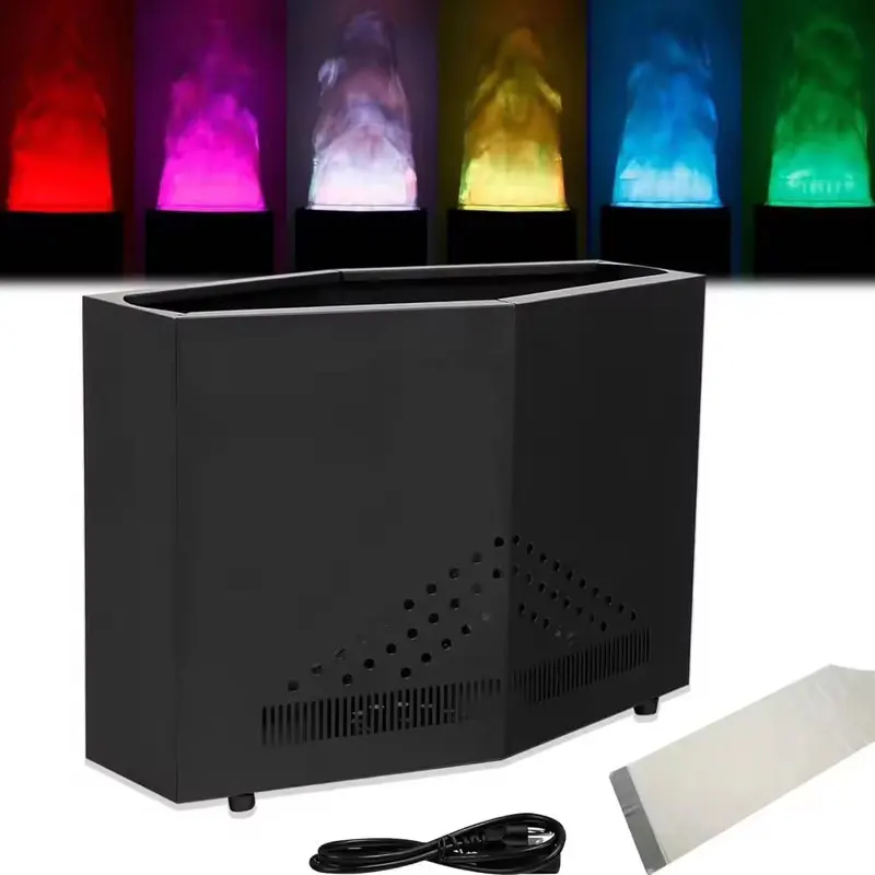 Led Silk Flame Light DMX Control Fake Fire Machine Led Color Change 1.8 Meter High Silk Flame Effect Light