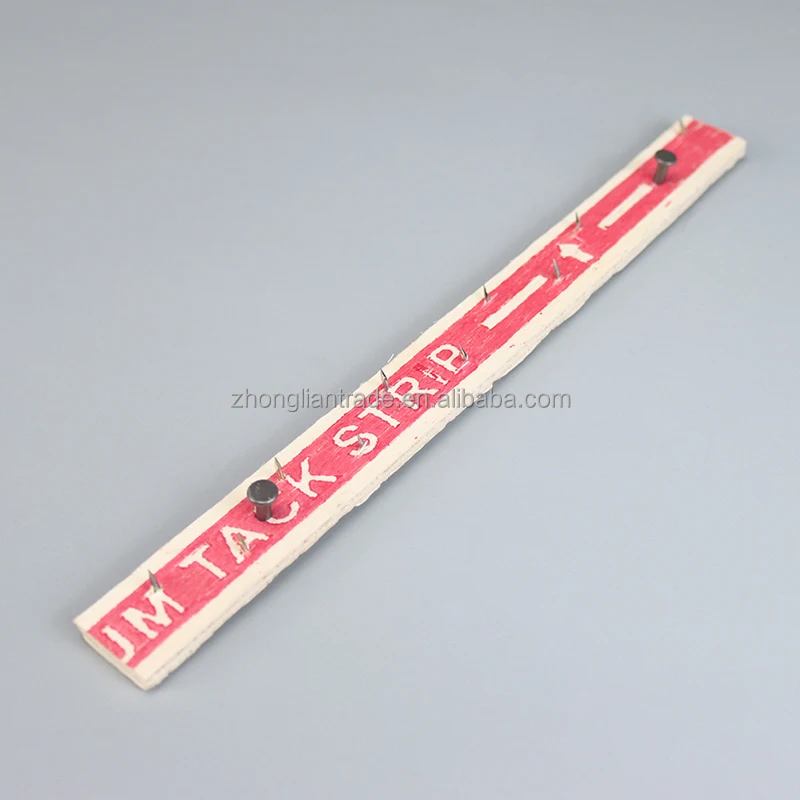 Carpet Tack Strip with Concrete Nails Premium Carpet Clip Wooden