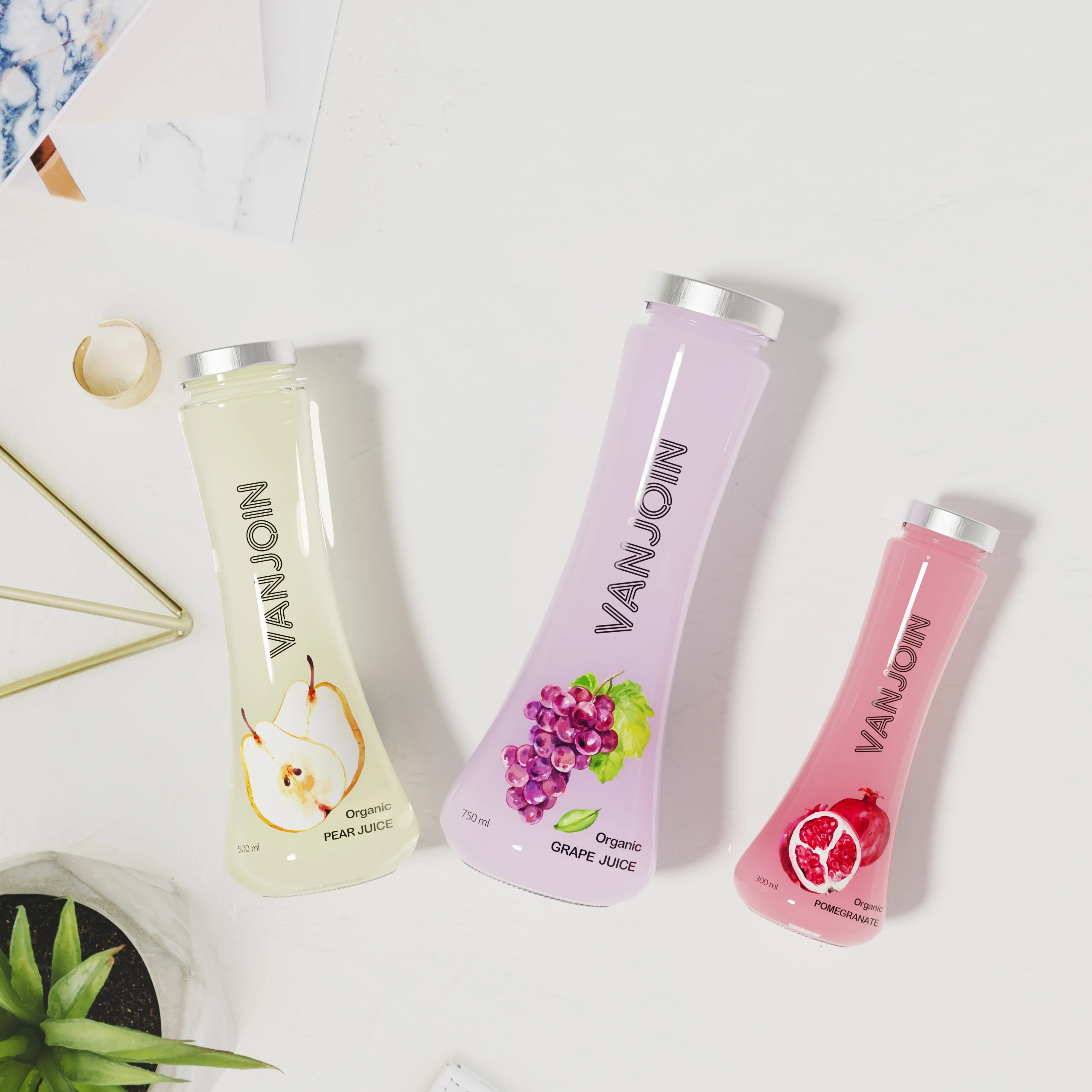 30cl 50cl 75cl empty custom silk screen printed flint still sparkling mineral soda water waist glass bottle with 28mm ropp caps