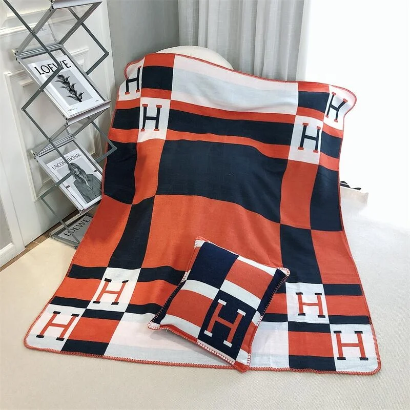 flight air conditioning sofa blanket single shawl scarf car nap large lattice home h blanket wholesale