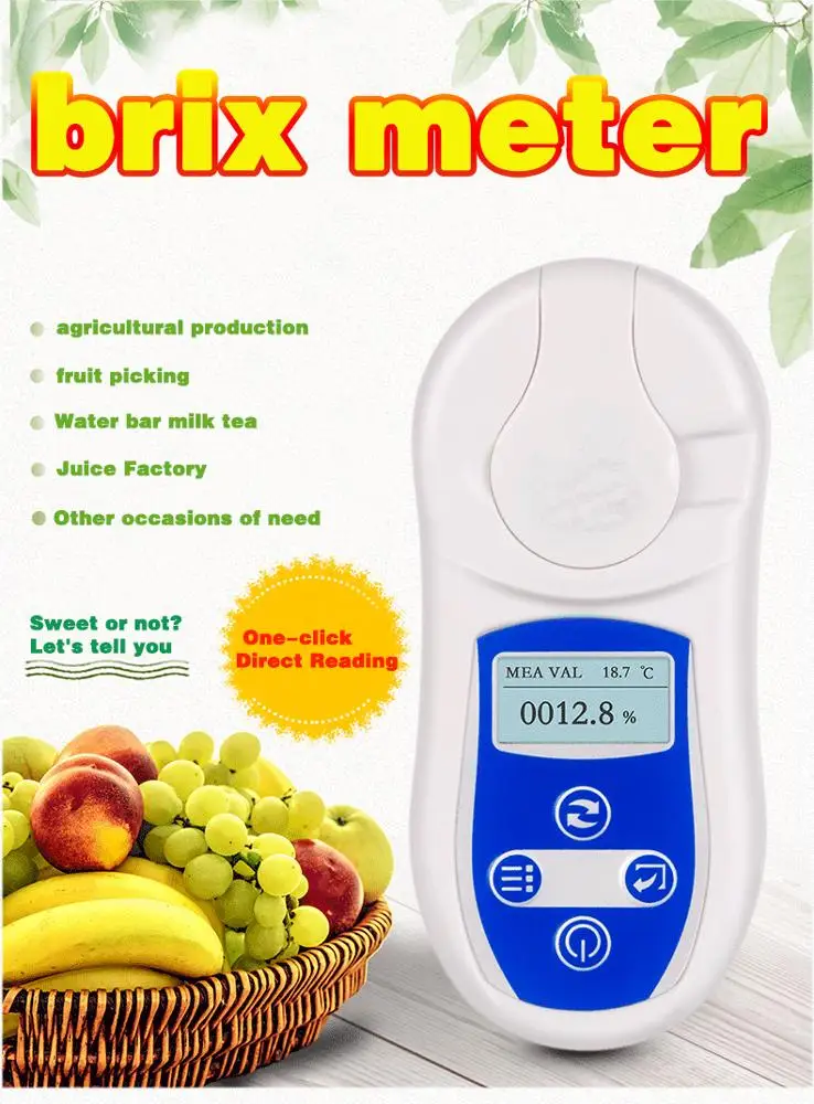 China Factory high quality low price Best Digital Honey Refractometer