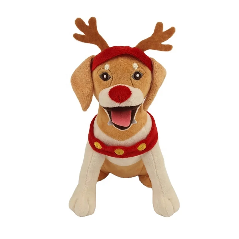 fancy simulation lifelike cute soft stuffed boston terrier dog plush toy