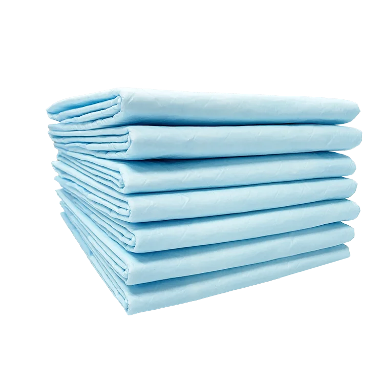 Women Disposable Blue Underpad Manufacturer Wholesale Hygiene Super Absorbent Underpad For Bed