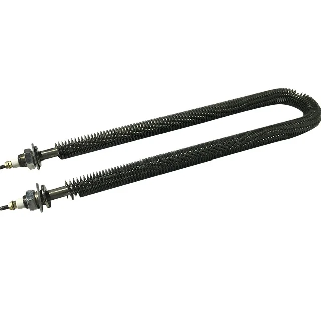 Electric resistance u shape fin tube tubular tubular heating element