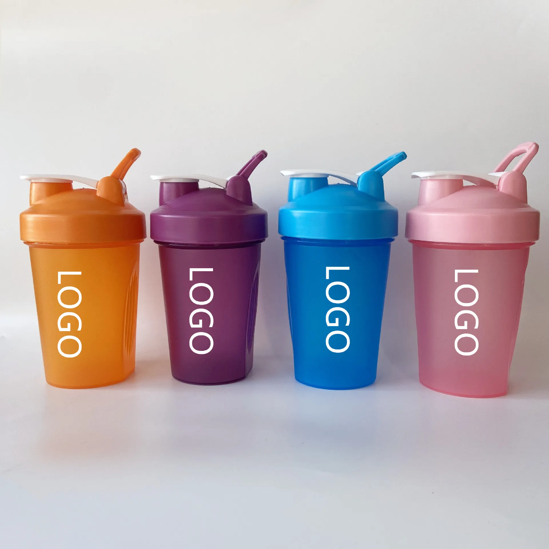 Portable Fitness 400ml Shaker Bottle Eco Friendly Plastic Shaker Bottle Gym Sports Plastic Shaker Bottle