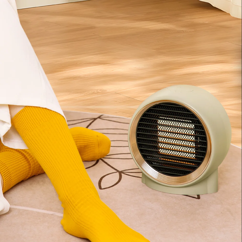 Wholesale OEM ODM Office Electric PTC Ceramic Fan Heater Portable Design Home Table Mini Heater for Winter Bedroom Living Room