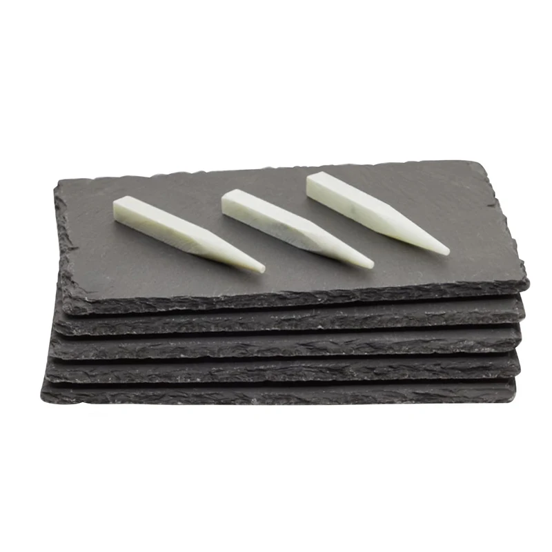 wholesale slate cheese board 5 pcs / set cutting board slate tableware