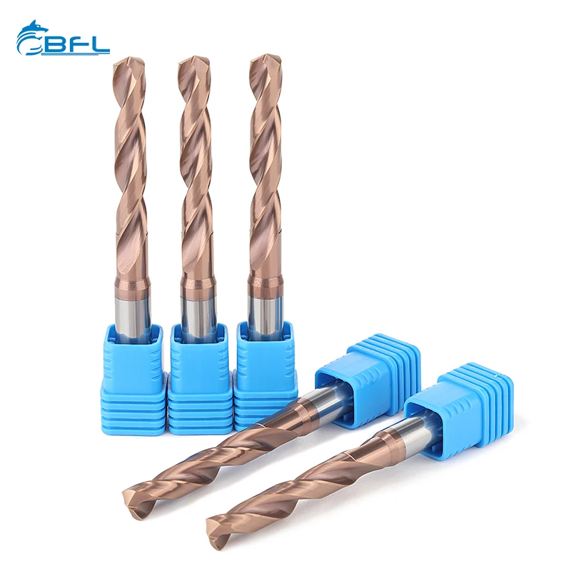 BFL Tungsten Solid Carbide 2 Flute Twist Drill Bit CNC Drilling Tool