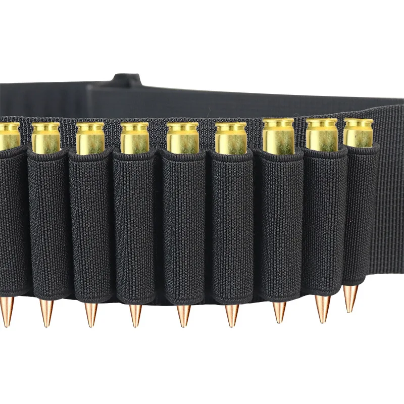 Tactical Gauge Ammo Pouch Bandolier Sells Bullet Holder With Zipper Pocket Shot-gun Cart-ridge Carrier Waist Belt For Hunting