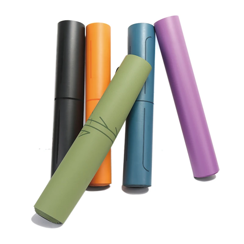 Natural Rubber PU Yoga Mat Eco-Friendly Yoga Use Good Quality with Print