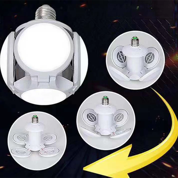 Высокая яркость футбол ufo арома-лампа холодный белый складной УФО свет E27 40 Вт деформируется сусальное золото светодиодный складной футбол лампы/футбольный светильник