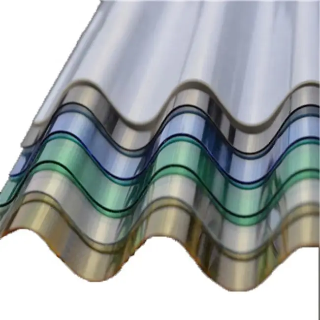 HUASHUAITE PC corrugated transparent 20mm polycarbonate awning roofing sheet supplier